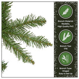National Tree Company 10 ft Unlit Kingswood Fir Slim Artificial Christmas Tree, 1,715 Tips, Includes Stand, Green