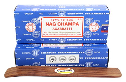 Govinda Bangalore (BNG) Nag Champa Argarbatti 500 Grams with Incense Holder