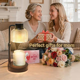KLL Candle Warmer Lamp with Timer: Birthday Gift for Women, House Warming Gifts New Home, Room Decor - Wax Melt Warmer for Scented Jar Candles