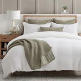 Levtex Home - Mills Waffle Taupe - Decorative Pillow (12 x 24in.) - Waffle - Taupe