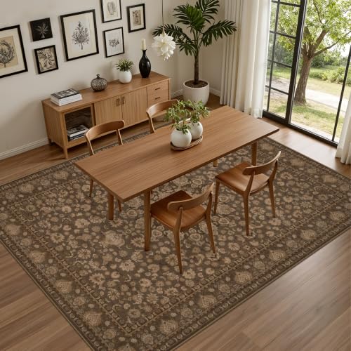 10x14 Area Rug Living Room: Washable Vintage Rug for Bedroom