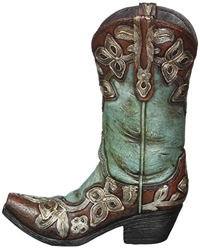 Turquoise Cowgirl Boot Vase