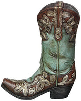 Turquoise Cowgirl Boot Vase