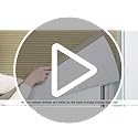 LazBlinds Cordless Cellular Shades, No Tools No Drill Blackout Honeycomb Shades Pleated Blinds for Windows, 35'' W x 48'' H, Silver White