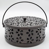 Mosquito Coil Holder, Portable Mosquito Coil Burner, Suitable for Indoor and Outdoor Camping (Bronze)