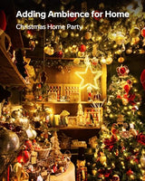 6 Pack Fairy Lights Battery Operated - 7ft 20 LED Twinkle Lights Copper Wire Mini String Lights Firefly Lights for Mason Jars DIY Crafts Christmas Wedding Party Centerpiece Table Decor, Warm White