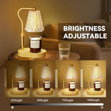 Candle Warmer Lamp with Timer Dimmer, Birthday Gifts for Women Mom, Height Adjustable Wax Melt Warmer for Jar Candles with 2 Bulbs, House Warming Gifts New Home Decor