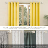 Champagne Gold Curtain Rod for Windows 28 to 48 Inches(2.3-4ft), 1" Diameter Heavy-Duty Adjustable Decorative Curtain Rod with Striped Twisted Finials - for Living Room Bedroom (Modern Home Decor)