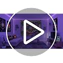 Blacklight Sun and Moon Tapestry Glow in The Dark Neon Hippie Bohemian Tapestries for Bedroom Aesthetic UV Reactive Purple Celestial Tie Dye Tapestry Wall Hanging for Living Room Dorm (40'' × 30'')