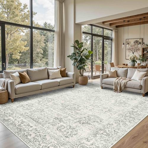 8x10 Area Rugs,Large Rugs for Living Room(Green)