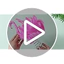 Seenelling 65 Pcs Summer Christmas Tree Ornaments July Christmas Tree Topper Pink Flamingo Wooden Hanging Decoration Ribbon and Faux Flowers for Xmas Luau Tropical Party Beach Decor Supplies Holiday