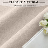 RYB HOME Blackout Doorway Curtain, Privacy Door Curtain for Closet, Thick Linen Thermal Insulated Room Darkening Grommets Drape for Front/Storage Room/Bedroom, Linen, W42 x L80, 1 Panel