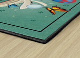 Flagship Carpets Explore Through Reading Children's Educational Area Rug for Kids Bedroom Mat, Home Play Room or Classroom Carpet, 3' x 5', Multicolor