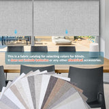 SmartWings 100% Blackout Smart Motorized Roller Shades, Multi-Color Samples | Customized Electric Automatic Roller Blinds with Remote for Indoor Windows