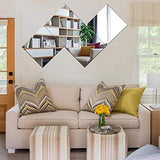 Wall-Mounted Dressing Mirror Bedroom Simple Floor Mirror eless Full Length Mirror 4 Pieces 11.8in Times 11.8in AN1018 914