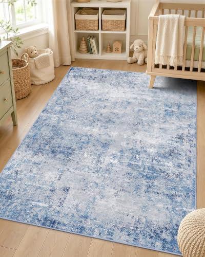 OLANLY 3x4 Washable Accent Rug, Soft Non Slip Carpet for Entryway Bedside