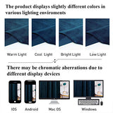 StangH Navy Blue Velvet Curtains 96 inches Long for Living Room, Luxury Blackout Sliding Door Curtains Thermal Insulated Window Drapes for Bedroom, W52 x L96 inches, 1 Panel