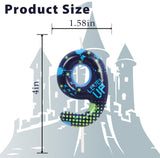 STG Birthday Candles for Boys - Number 9 Candle for Video Game Birthday Cake Topper, Fort Battle Level Up Game Themed Birthday Party Supplies (Number 9)
