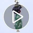 Old World Christmas Hula Dancer Glass Blown Ornament for Christmas Tree, Handcrafted Holiday Decoration, Dance Collection