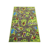 Kids Carpet Playmat Rug City Life Great for Playing with Cars & Toys - Play Learn & Have Fun Safely - Baby Children Educational Road Traffic Play Mat (Medium 43" x 26" Inches, Medium 43" x 26" Inches)
