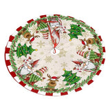 Santa Claus Gnome Christmas Tree Skirt 36" for Xmas Halloween New Year Holiday Party Home Tree Mat Decor Ornaments Decoration