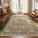 6x9 Area Rug for Living Room Soft Washable Vintage Boho Area Rug