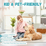 Beach Pattern 2.6x10ft Runner Rug Non Slip Washable Kitchen Runner Rug with Rubber Backing，Low-Pile Soft Washable Runner Rugs for Hallway Entryway Kitchen Bedroom Living Room Bathroom
