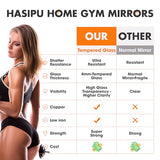 Hasipu 71" x 24" Led Mirror Full Length Home Gym Mirror 55"x21"(Each)-2 PCS