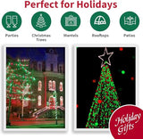 LAMPHOME Red and Green Christmas Lights, 66ft 200 LED String Lights,16 Modes Twinkle Fairy Light Plug in Waterproof for Indoor Outdoor,Christmas Tree Light for Holiday,Wedding Party,Xmas Decor