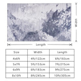Area Rug 4x6 Light Grey Rug Washable Boho Rugs Non Slip Low Pile Abstract Small Carpet for Entryway, Bedroom, Kitchen, Classroom, Kids Room, Office, Dorm, Dining Room