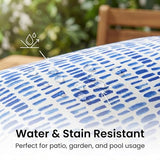 JMGBird Outside Pillows 18x18 Outdoor Throw Pillow Waterproof Outdoor Pillow