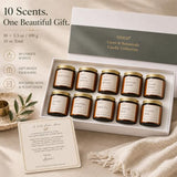 Scented Candle Gift Set, 10 Scents Soy Wax Candles, 35 oz Total