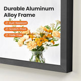 Sweetcrispy 24"x36" Arched Black Bathroom Mirrors for Wall | Bathroom Mirrors for Over Sink, Metal Framed with HD Shatter-Proof Glass for Entryway, Bedroom, Home Decor