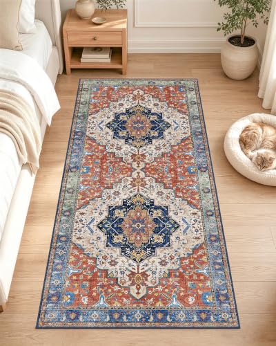 OLANLY 2x5 Washable Runner Rug, Soft Non Slip Carpet for Hallway Kitchen
