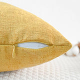 CaliTime Decorative Couch Throw Pillow Covers 20 X 20 Inches Gold