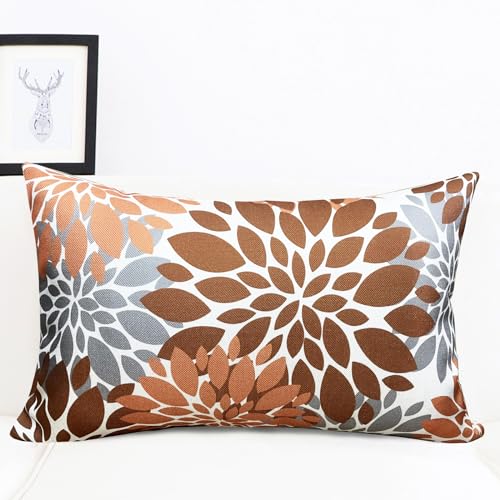 Decorative Throw Pillow Covers Set of 2 Brown Coffee pillow covers 12x20