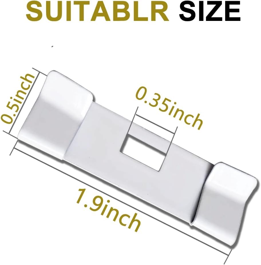 Vertical Blind Repair Vane Savers, 12PCS Metal Vertical Blind Repair Tabs, Vertical Blinds Repair Kit for Vertical Blinds Replacement Slats