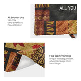 African American 70th Birthday Gifts for Women Blanket 60"X50", Encouragement Inspirational Bday Gift, 70 Year Old Birthday Gifts for Black Women Mom Lady Girl Friend