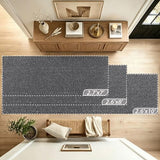 BEQHAUSE Hallway Runner Rugs 2.6x8, Hallway Rug Non-Slip Washable, Charcoal
