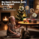 Candle Warmer Lamp with Timer & Dimmable 4-Level Brightness - Adjustable Height,for New Home Bedroom, Gifts for Women (Christmas)