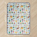 Super Mario Gaming Cooling Throw Blanket, 50 x 70 Inch Versatile Lightweight All-Season Throw, Soft Breathable Cooling Fabric for Couch, Bed & Sofa (Officially Licensed Product) by Franco Calm