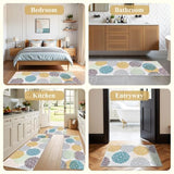 Kitchen Rugs Set 3 Piece, Non Slip Washable Kitchen Mats for Floor