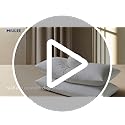 MIULEE 26x26 Euro Pillow Inserts,Set of 2 Down Feather Throw Pillows for Couch Sofa Bed, Decorative Fluffy Throw Pillow Inserts Cotton Fabric,White