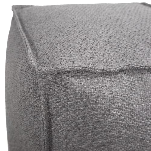 Howard Elliott Collection Square Pouf Panama Stone