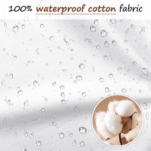 Artscope 20x20 Outdoor Pillow Inserts, Synthetic Down Waterproof Throw Pillow Inserts, Soft Decorative Outdoor Pillows for Couch Sofa Bed Patio Furniture