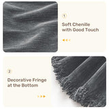 Sectional Couch Covers, 2 Pieces Washable L Shaped Couch Covers Sofa Blanket for Dogs Pet Friendly Sectional Sofa Slipcovers Furniture Covers,71"x 110"+ 71"x 118",(X-Large,Dark Gray)