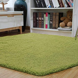 junovo Ultra Soft Rug for Nursery Children Room Baby Room Home Decor Dormitory Hexagon Carpet for Playhouse Princess Tent Kids Play Castle, Diameter 4.6 ft, Green