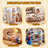 NTYNTY Clear Stuffed Animal Storage Tube for Boxing Play & Plush Storage
