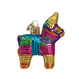 Old World Christmas Piñata Glass Blown Ornament for Christmas Tree, Handcrafted Holiday Decoration, Fiesta Collection
