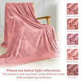 Throw Blankets with Butterfly,Soft Warm Blankets for Lover Mom Father Friends Gifts Pets,Lightweight Fuzzy Blanket for Couch Sofa Bed(Pink,50"x60")